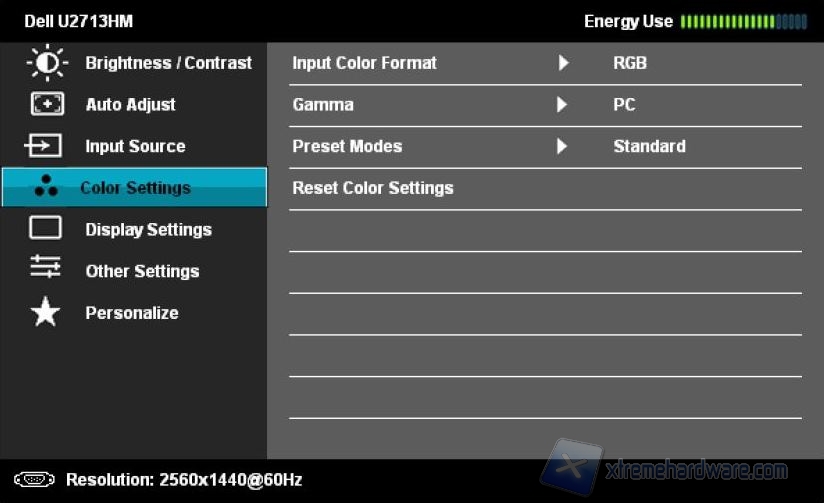 Dell U2713HM OSD 05